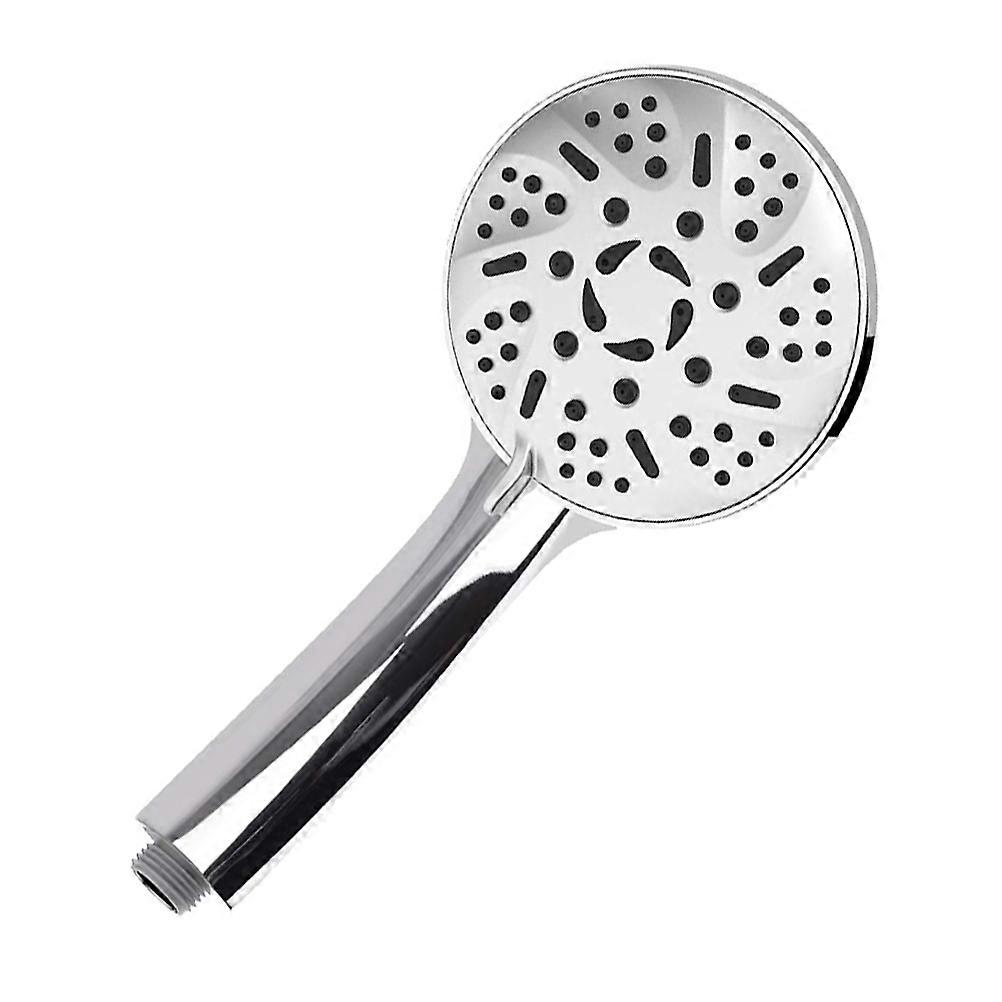 Bathroom Shower Head Nozzle Practical Spray for 2Sets in Silver