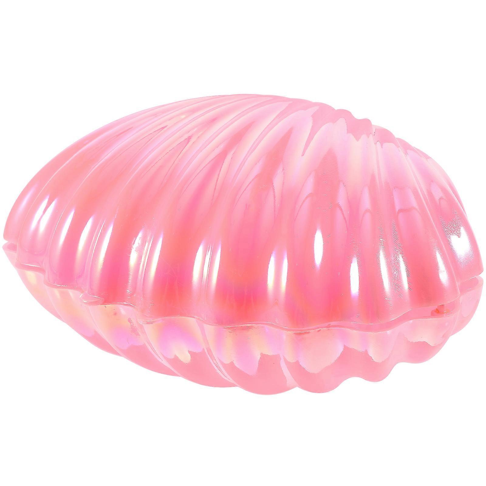 Plastic Seashell Box Shell Storage Container 5Pcs for Wedding Gifts