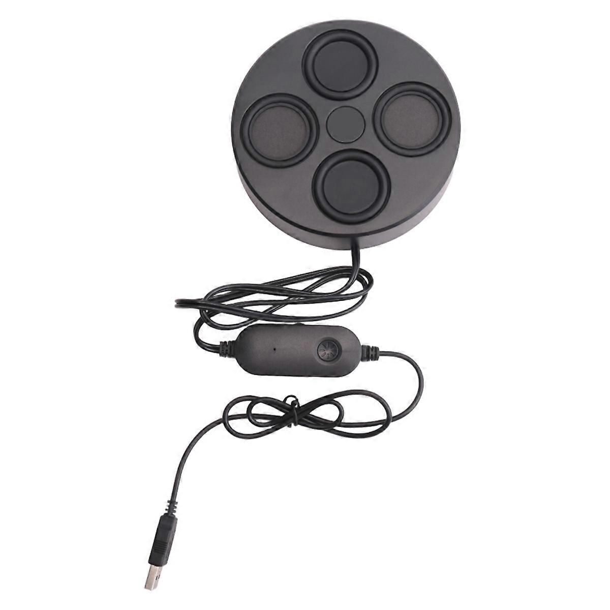USB Speakers with Bluetooth for PC 4.9 Inch Ultrathin 26mm Magnetic Stereo Surround Sound 6Ohm 6Wx2