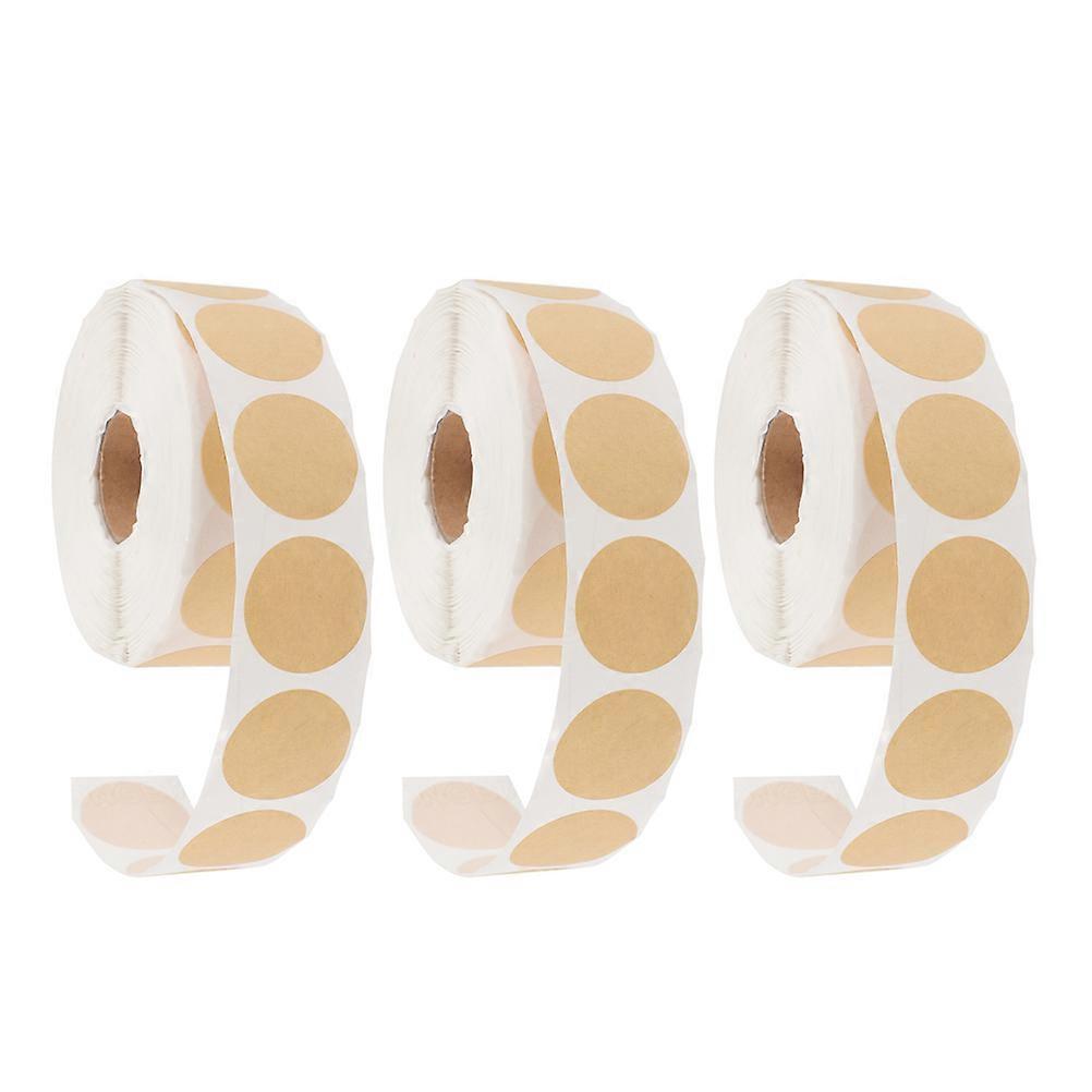 Round Shooting Practice Target Adhesive Paper Stickers 3Pcs for Marking