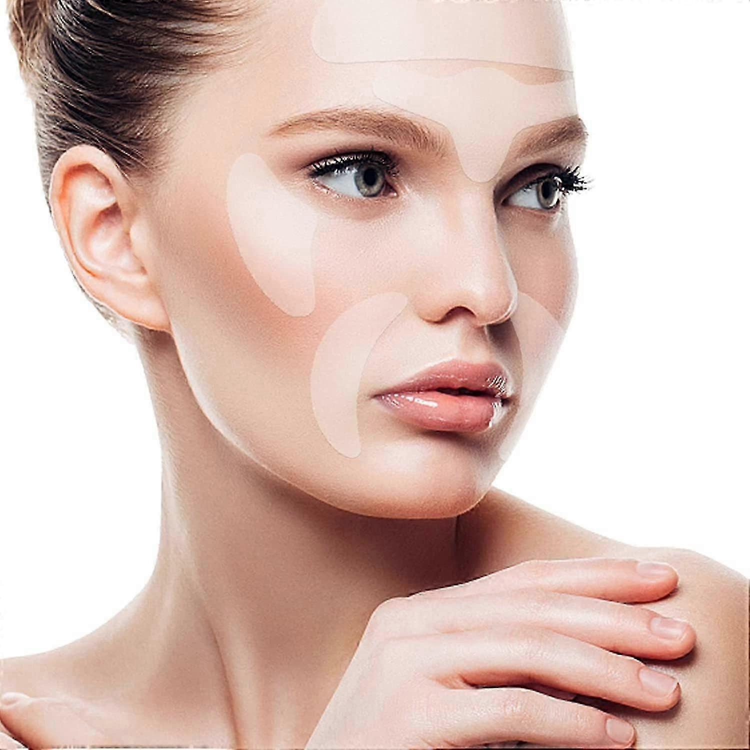 16-in-1 Face Wrinkle Patches with Professional Gel for Smoothing Forehead, Neck, and Chest Wrinkles