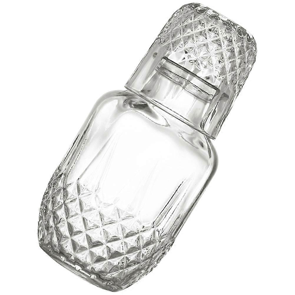 Vintage Style Glass Drinking Cup Set For Housewarming Parties Designed With Beautiful Carvings 1 Set