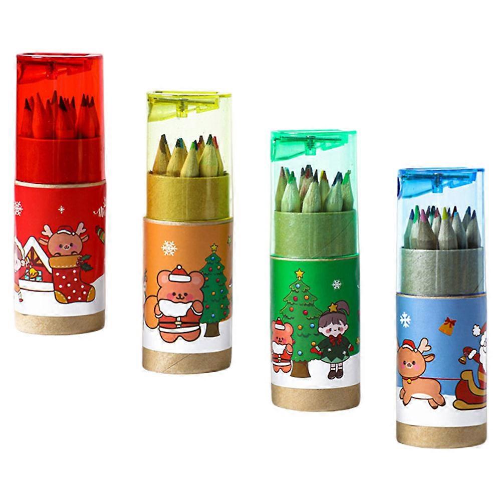 Cylindrical Coloring For Children With Ergonomic Shape Perfect For Classroom Prizes 12Pcs Each Box