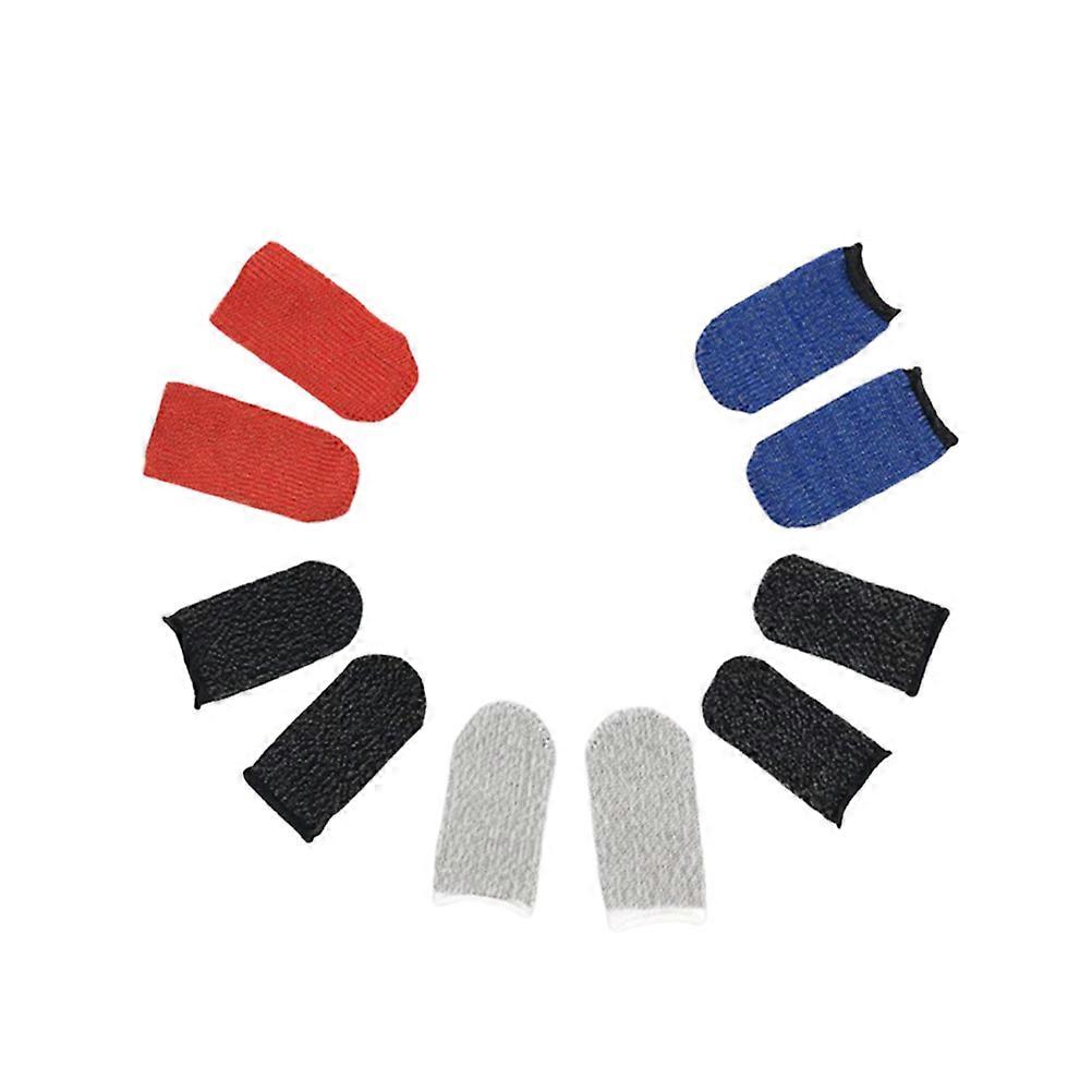 Phone Game Playing Accessory Finger Sleeve for Anti-Slip Use 10Pcs