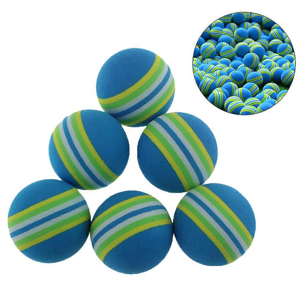 Golf Training Aid Practice Ball with Rainbow Design 12Pcs Set