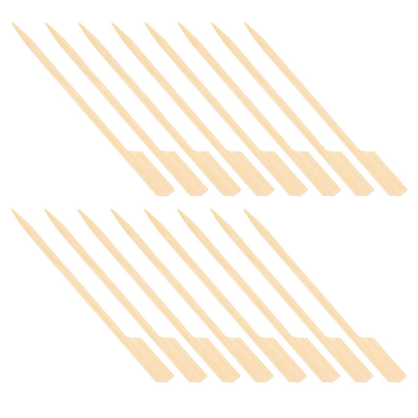 Barbecue Sticks Bamboo Skewers for Roasting 200Pcs Disposable Sticks