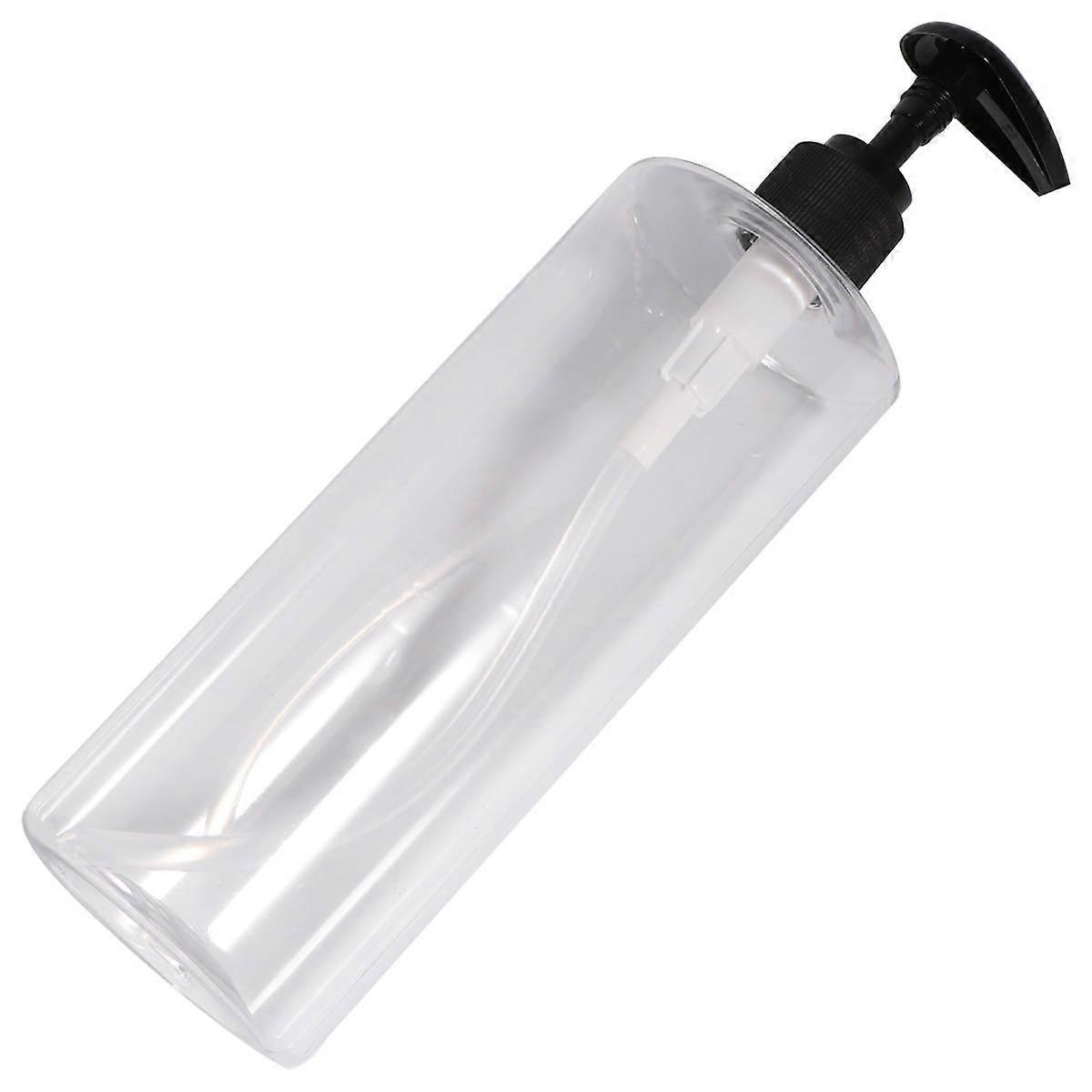 Bathroom Container Transparent Storage Bottle for Emulsion 4Pcs Set