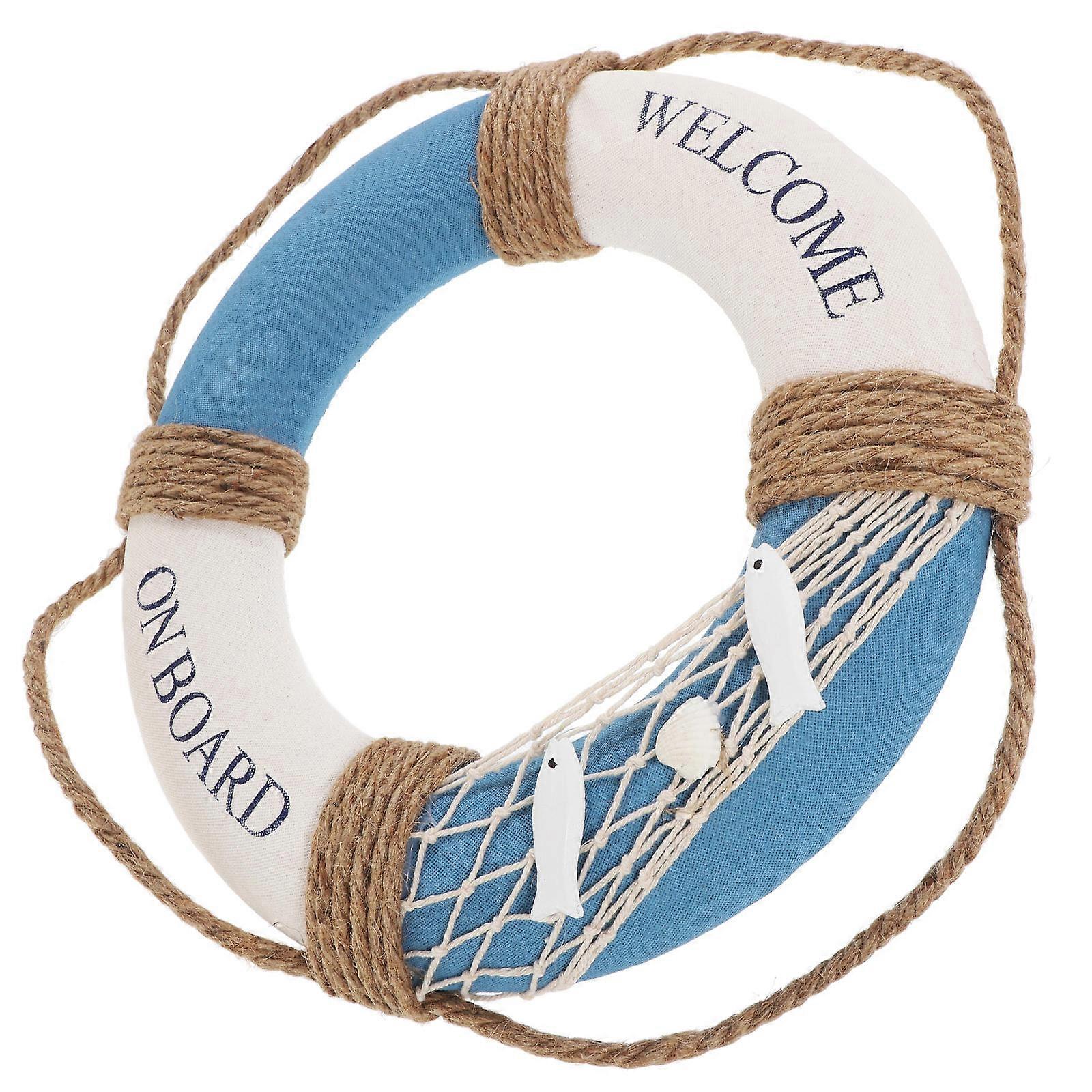 Life Ring Wall Decor Nautical Mediterranean Style for Wall Decoration