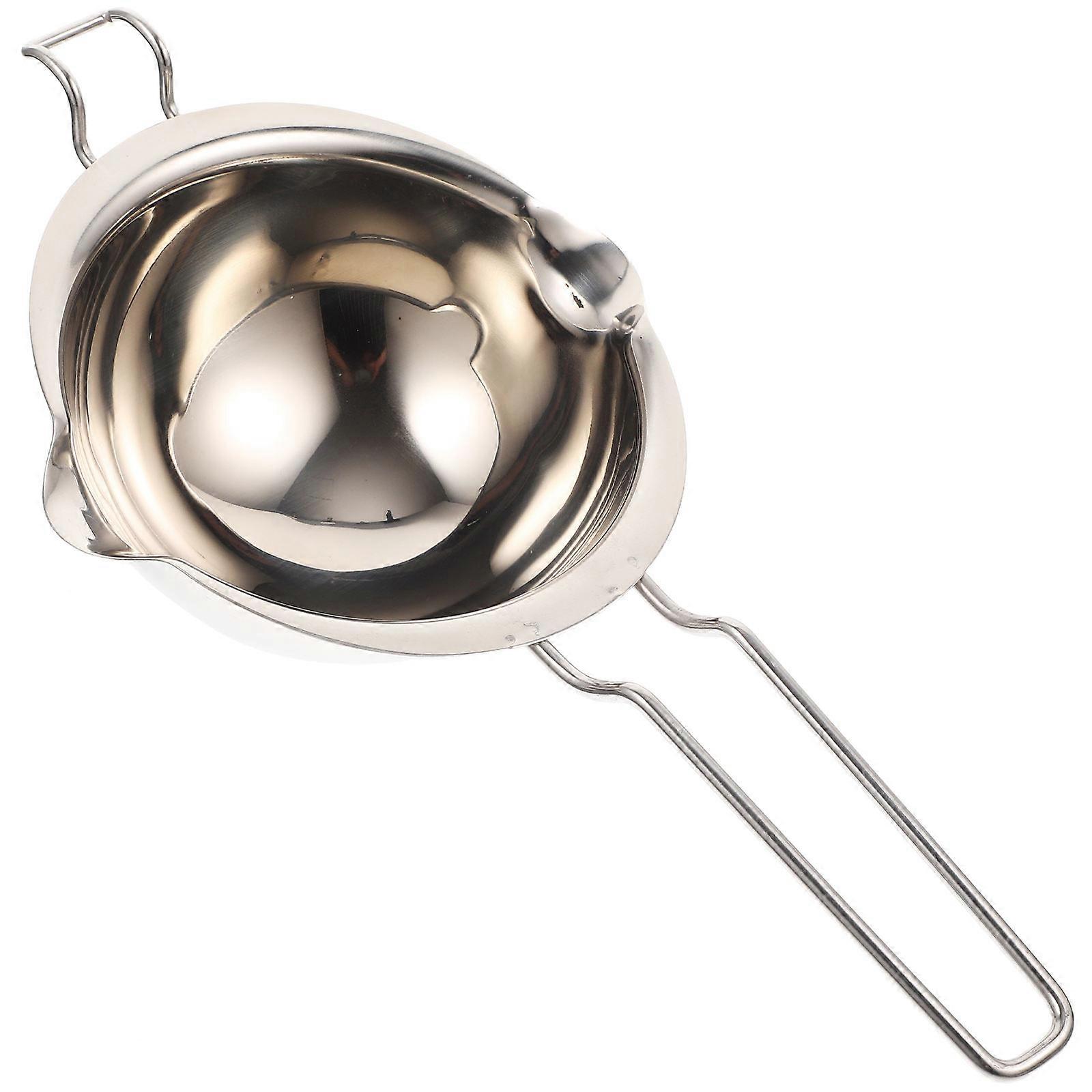 Chocolate Melting Pot Butter Warmer for 3Pcs Silver Kitchen Use