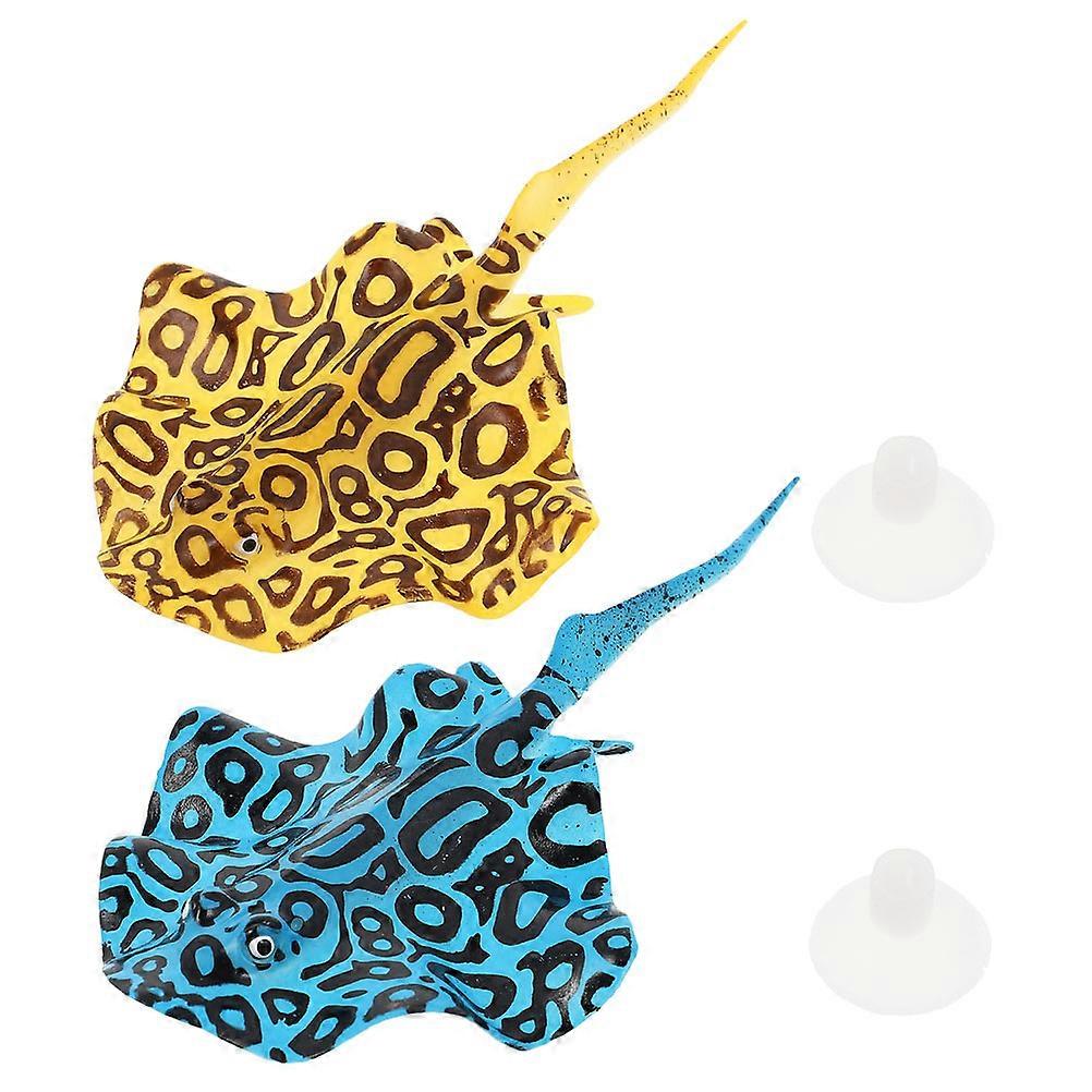 Aquarium Simulation Fish Silicone Fish for Decoration 4Pcs