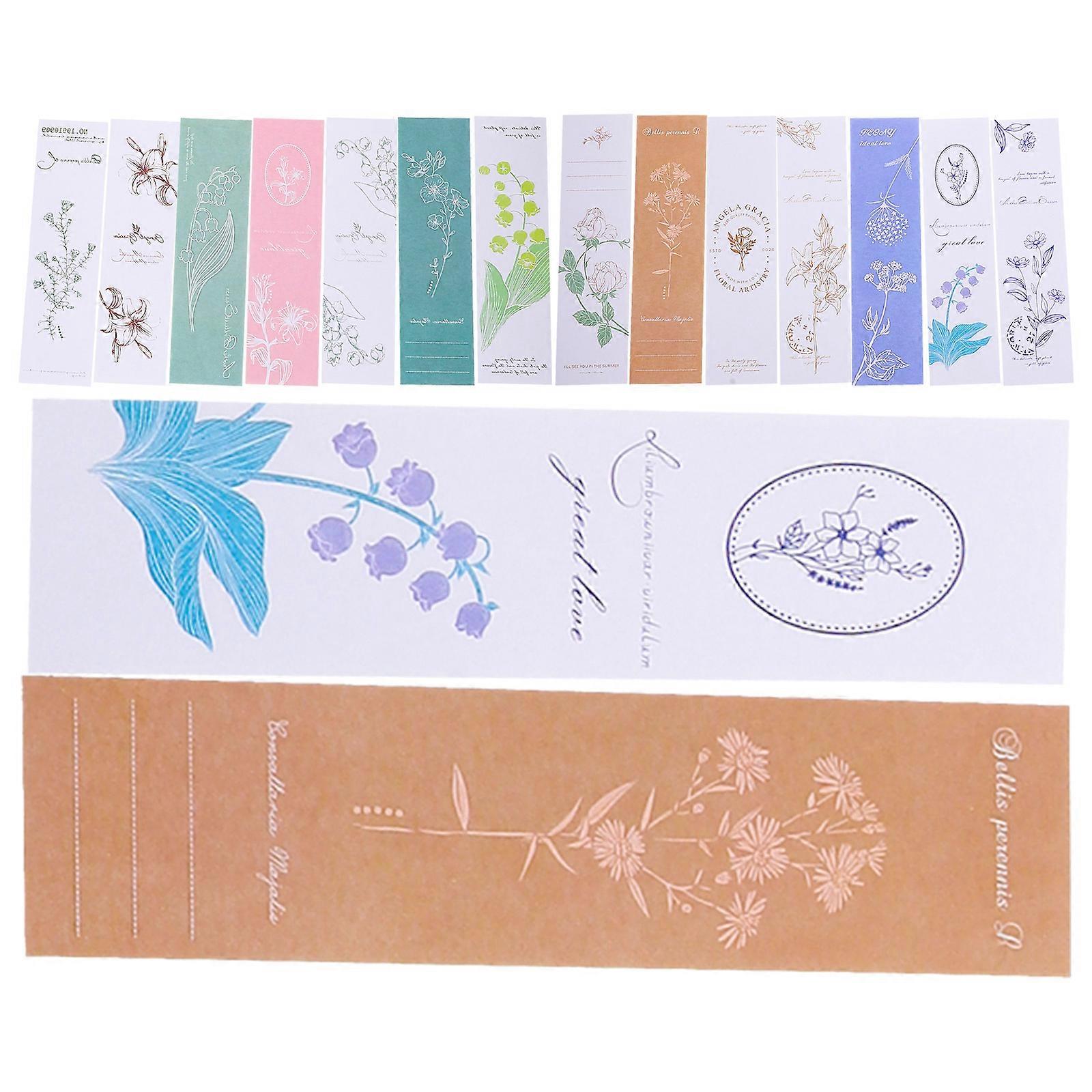 Vintage Style Paper Bookmarks for Book Lovers with 160 Sheets