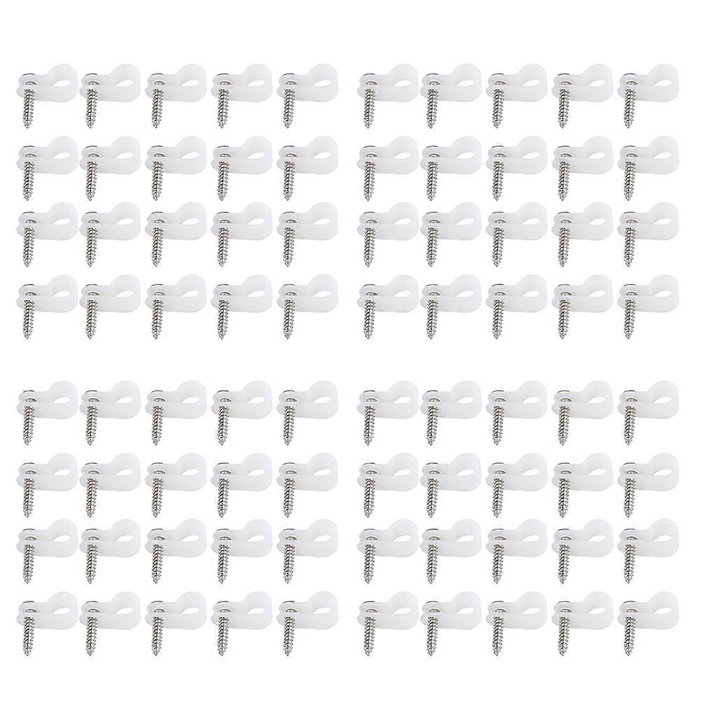 R-Type Wire Clip Organizer for Fixing 300Pcs Plastic Cable Ties