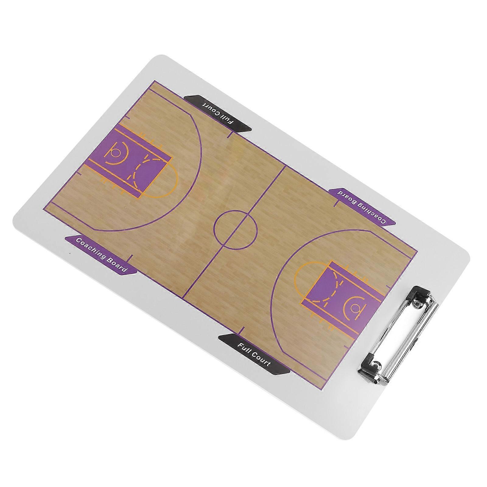 Basketball Coaching Board Double-Sided Dry Erase Clipboard 4Sets