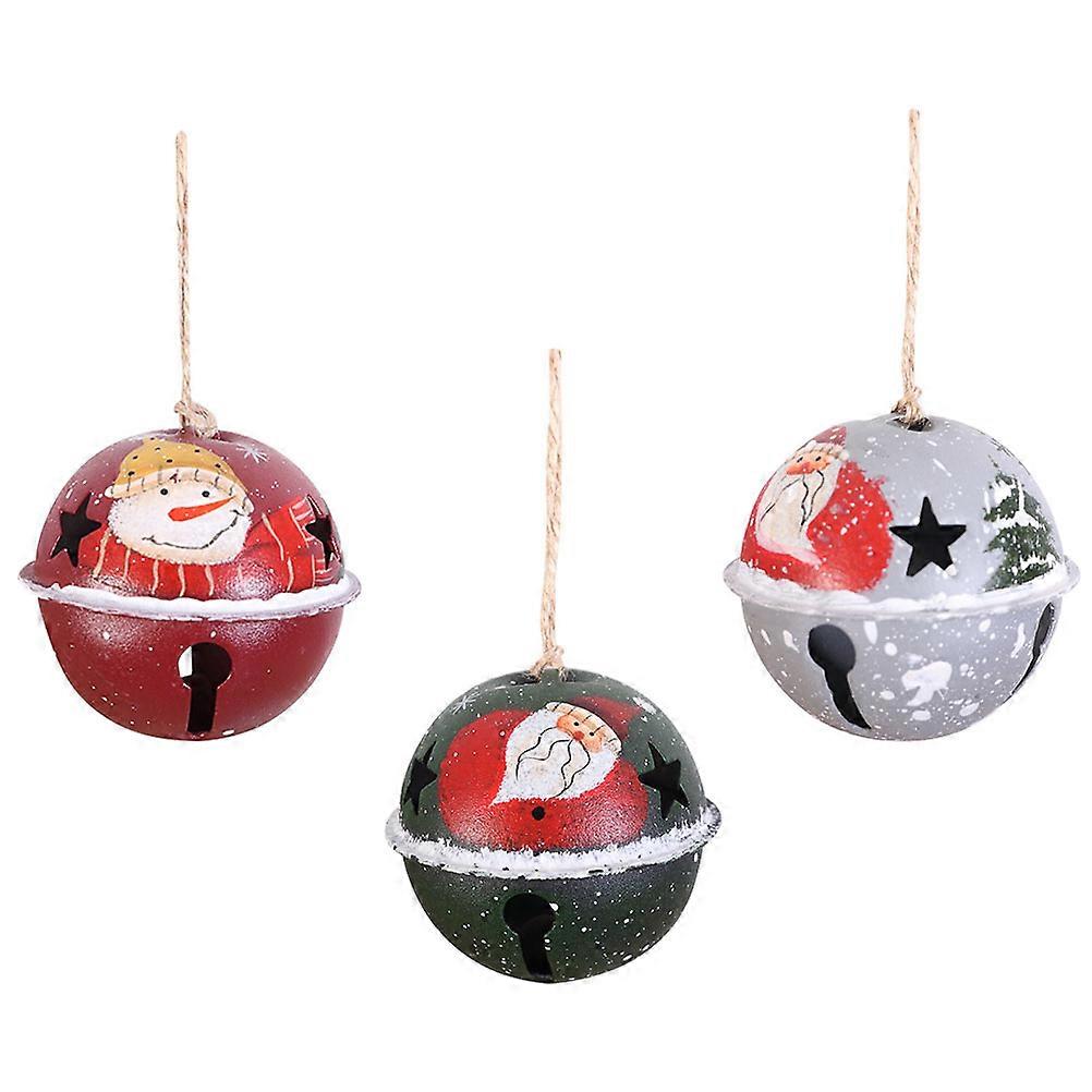 Xmas Hanging Decoration 6Pcs Photography Prop For Holiday Occasions Assorted Colored Design