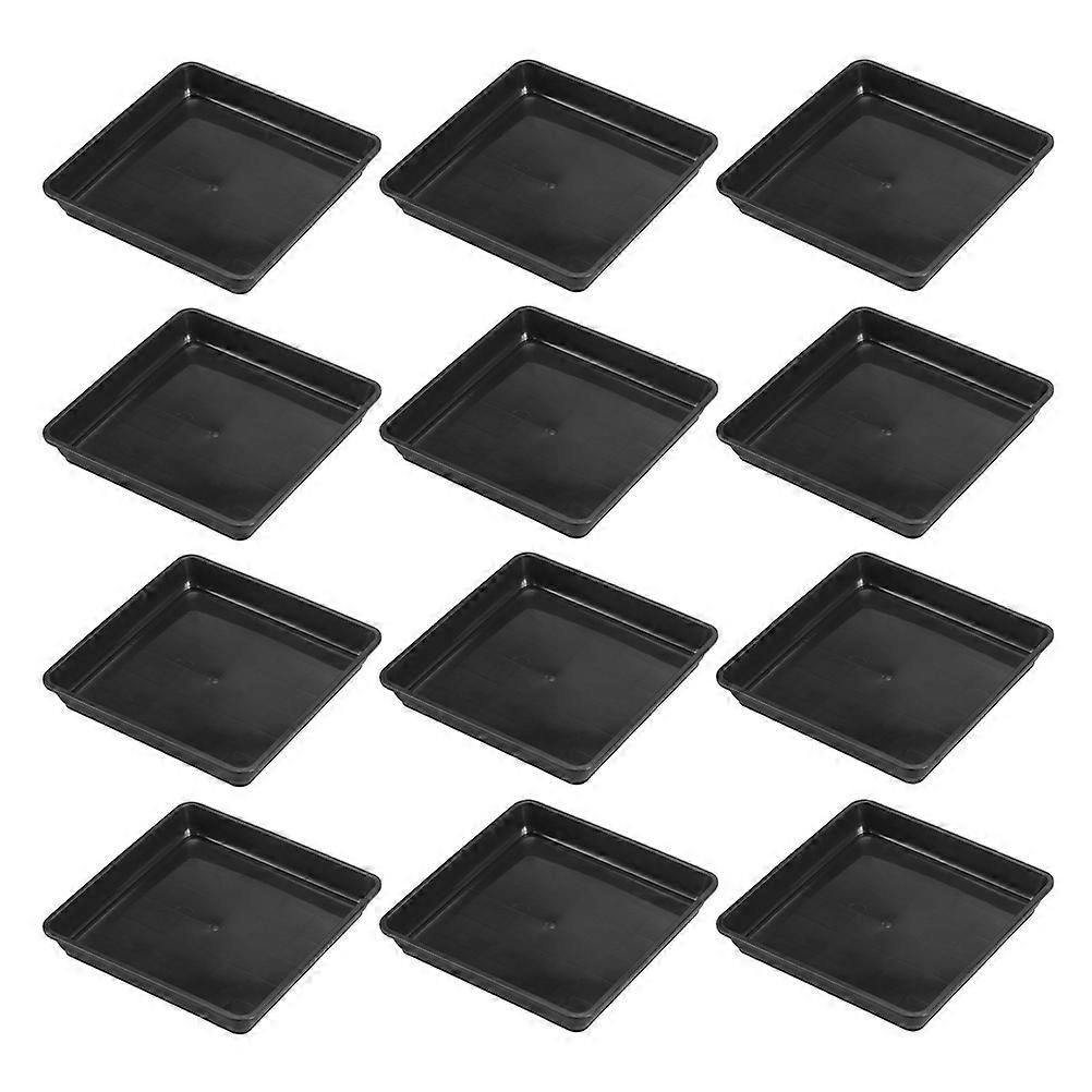Plant Pot Tray Square Shape for Storage 45Pcs Durable Plastic Saucers