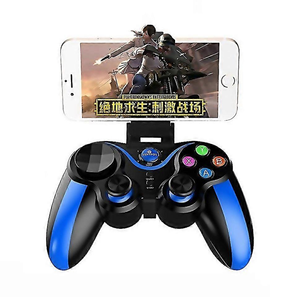 For Ios Android Game Handle Bluetooth Direct Connection Handle Pc Tv Game Handle013 Blue