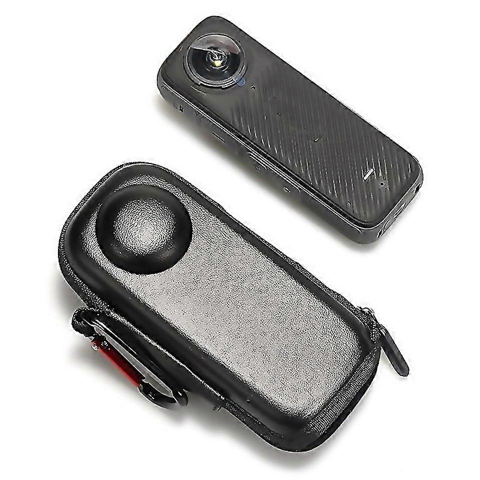 For Insta360 X4 Mini Storage Case Pu Bag Sport Camera Protector With Hook Style