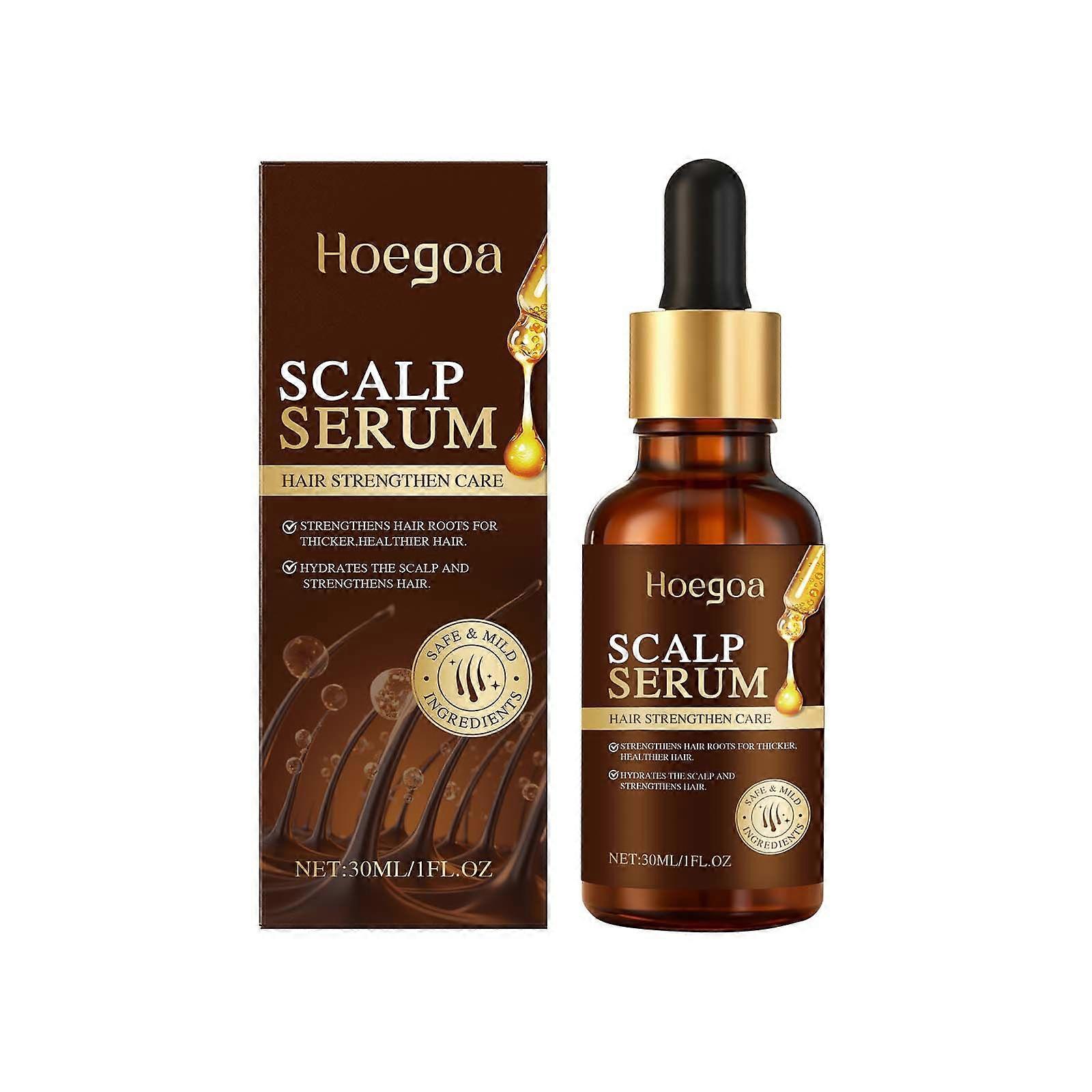 Hoegoa Scalp Care Essence Gently Nourishes Dry Hair, Strengthens, Hydrates, Moisturizes And Softens The Essence Oil