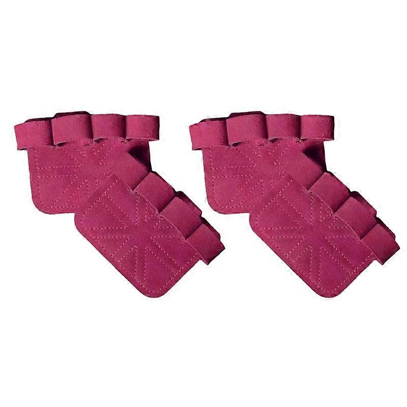Weightlifting Training Gloves to Protect the Palms Gloves Red