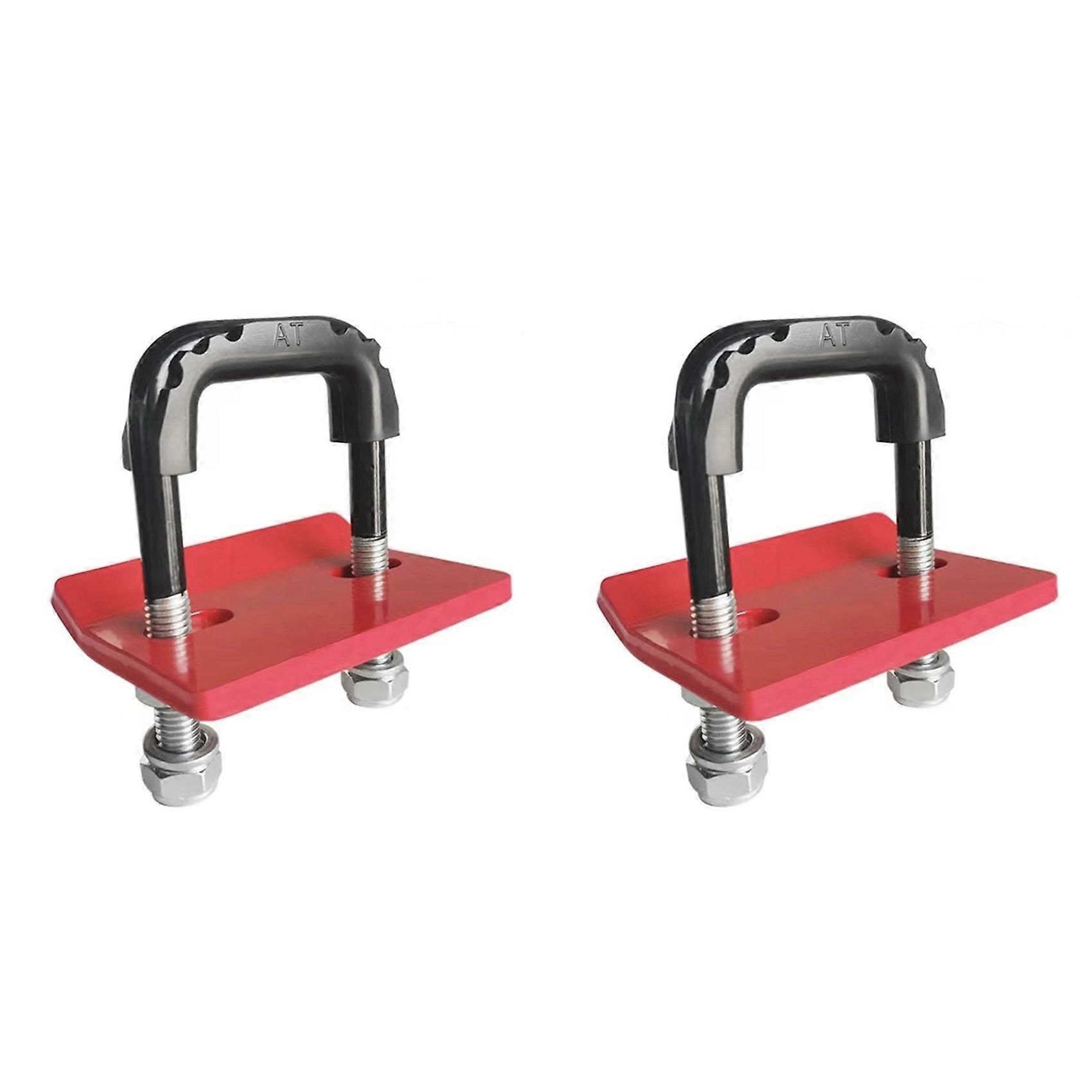 2X Hitch Tightener Anti Rattle Clamp,Hitch Stabilizer for 1.25 and 2inch Trailer Hitches, Rubber Isolator and Anti Rust