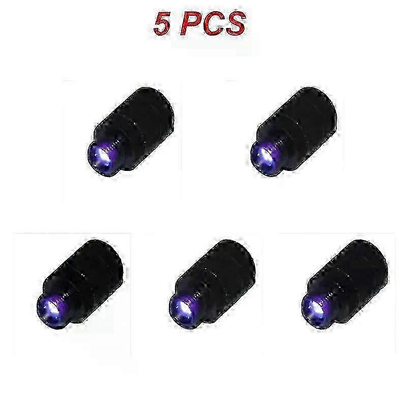 2025 1~5PCS LED Five-pin Bow Sight Light Portable Mini Black Bow Archery Button Battery Light Glowing Arrow Nocks For Hunting