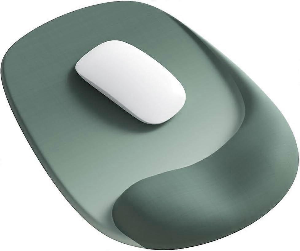 Ergonomic Mouse Pad with Gel Wrist Support - Premium Lycra Surface, Non-Slip Base, Ideal for Laptops & Desktops, Office Work & Gaming - Essential Desk