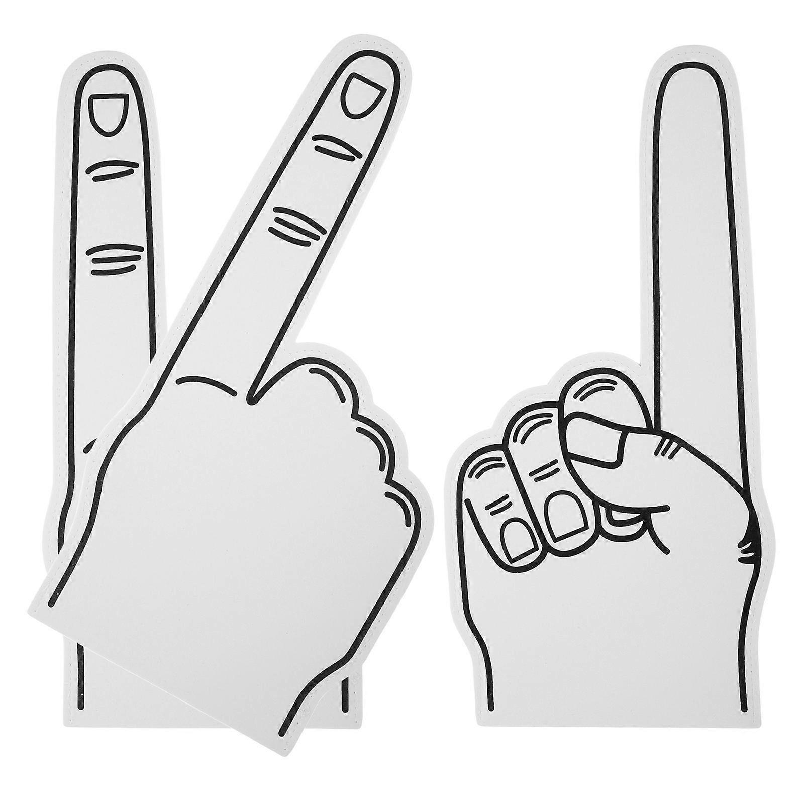 Giant Foam Cheerleading Hand Finger for Cheering 9Pcs Foam