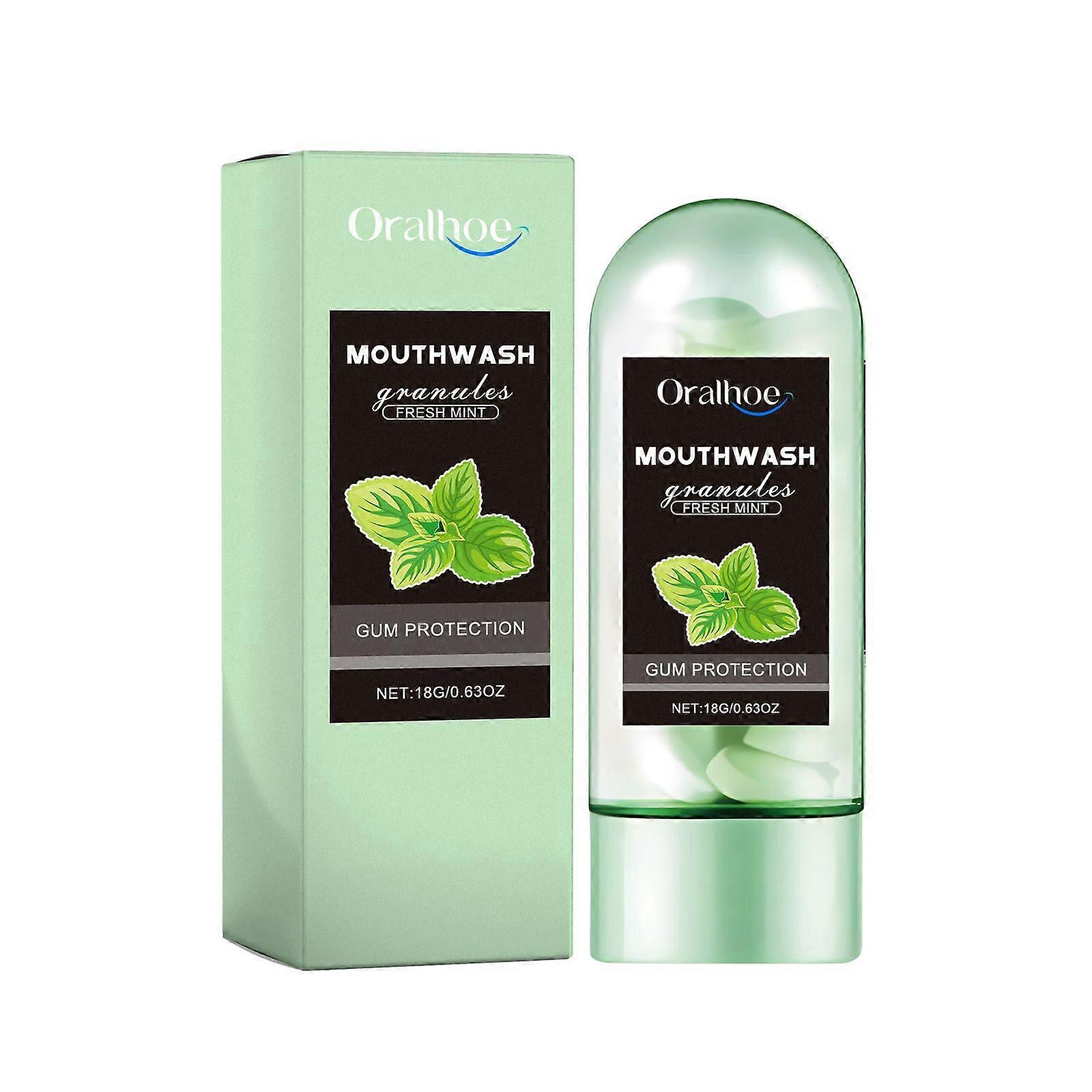 Mint Flavor Tooth Cleaning Tablets