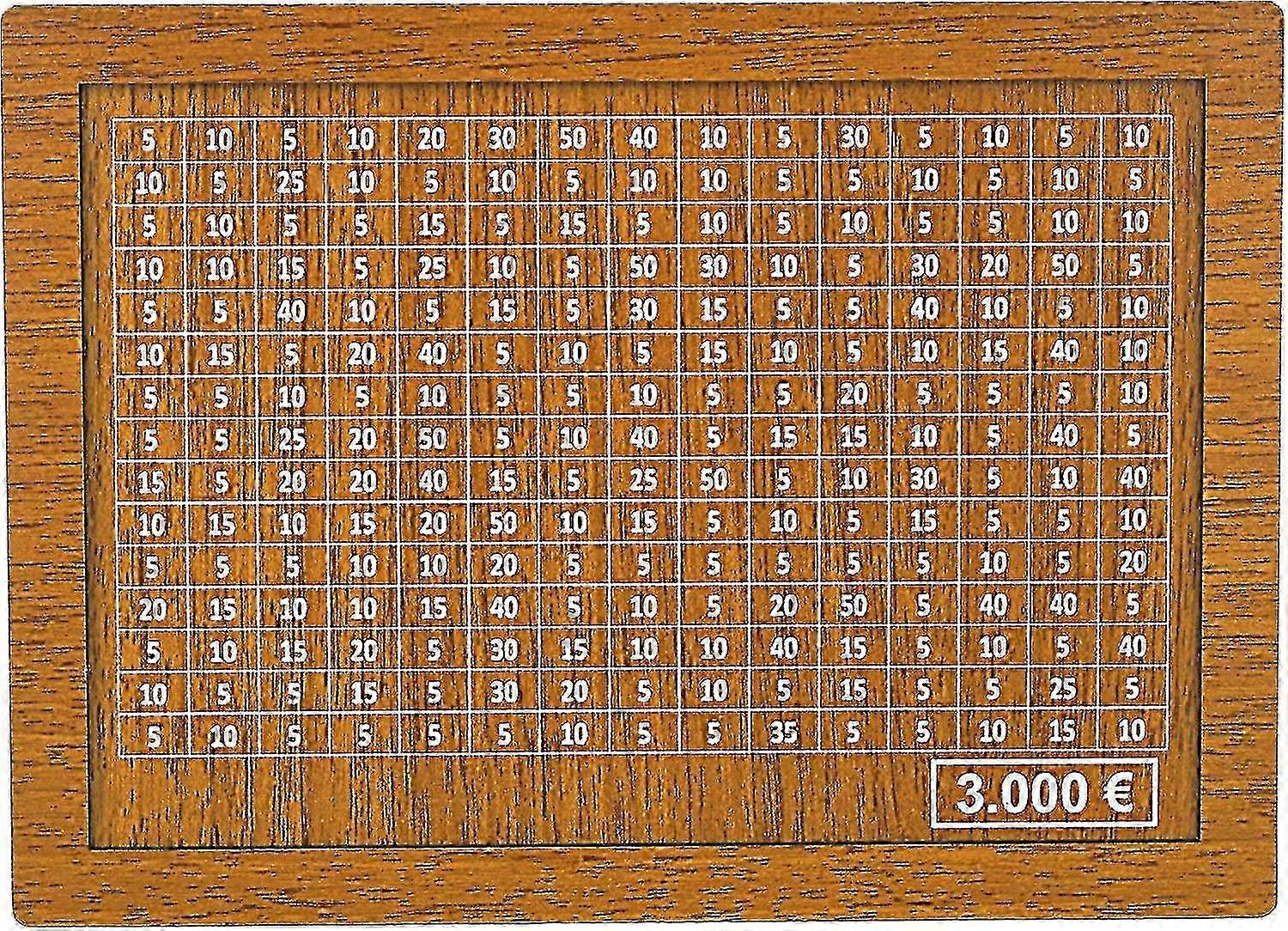 Sparbox (Multiple Sizes) - Reusable Box for Savings Goals with Numbers Tracking