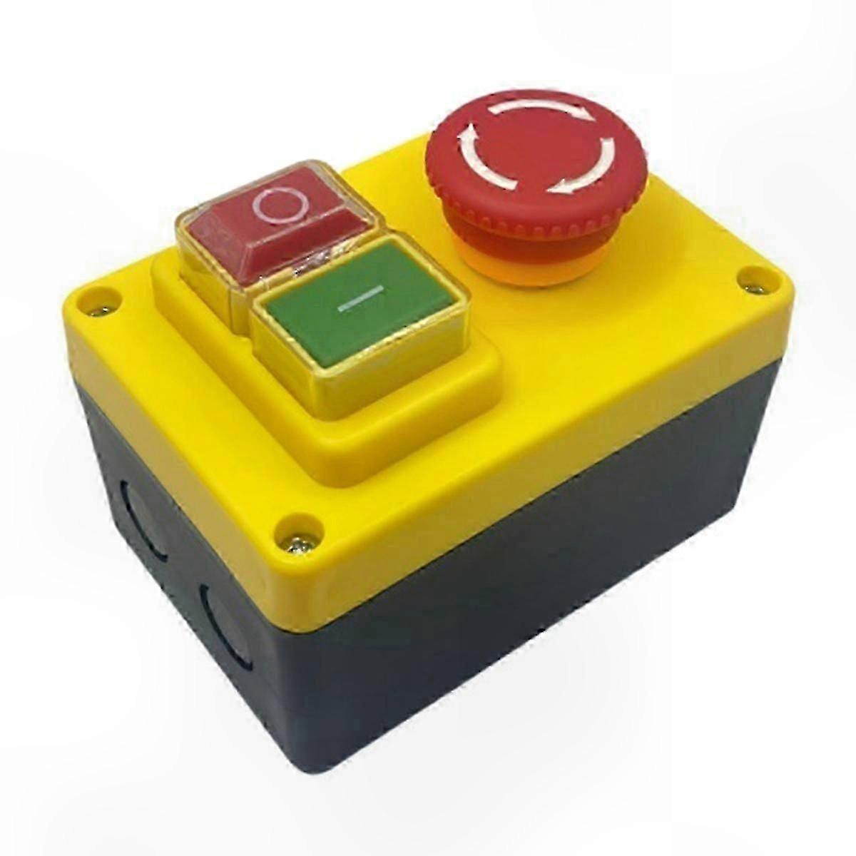 KJD17D 250V 16A Emergency Stop Push Button Switch for Electric Tools & Machinery