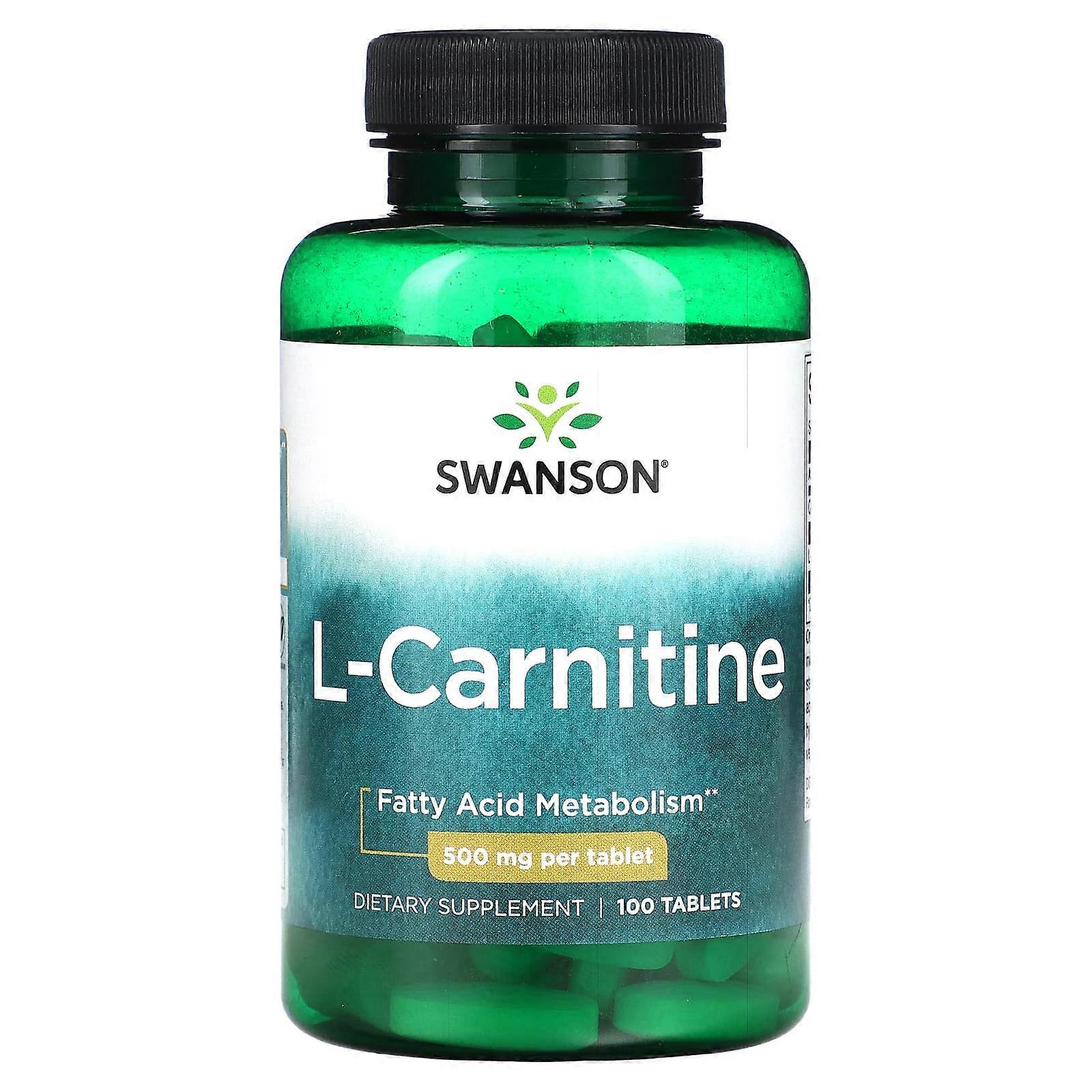 L-Carnitine, 500 mg, 100 Tablets