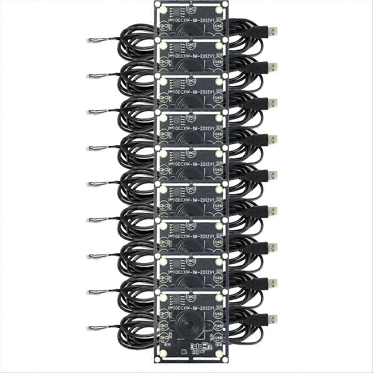 9Pcs 100 Degree Camera Module,with 3 Meter Cable for WinXP/7/8/10