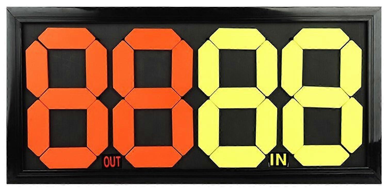 Football Soccer Substitution Board Double Sided Display 2Digit Replacement Cards Manual Number Change