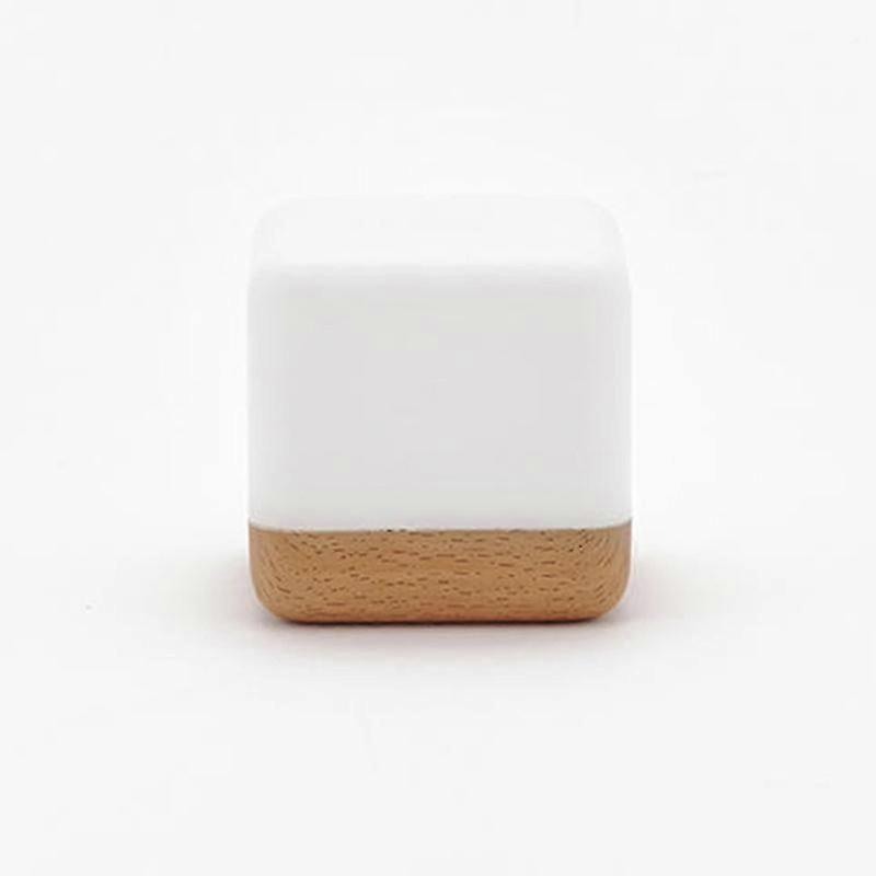 Led Bedside Lamp Usb Sleeping Feeding Night Light Portable Charging Table Lamp Square Multi-sided Timing Lights