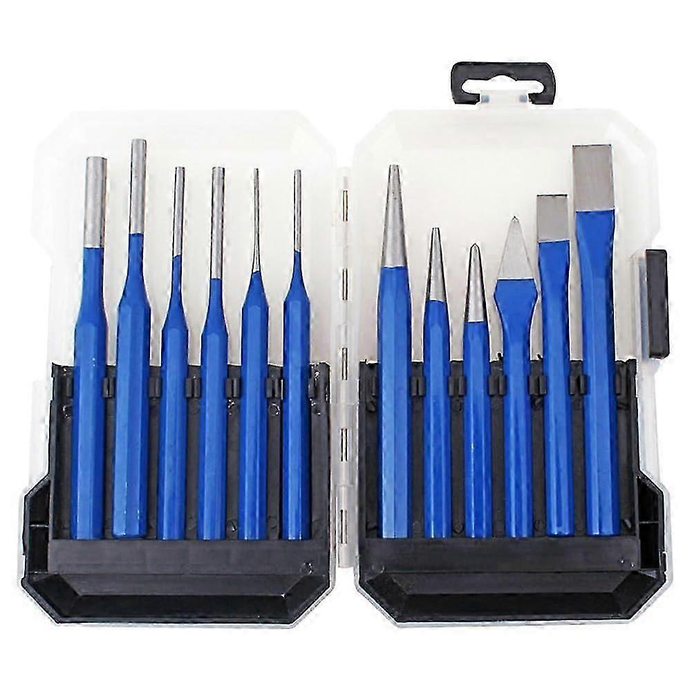 Chisel Set 12Piece Engineering Maintenance Chisels for Concrete and Brick Masonry, Carbon Steel