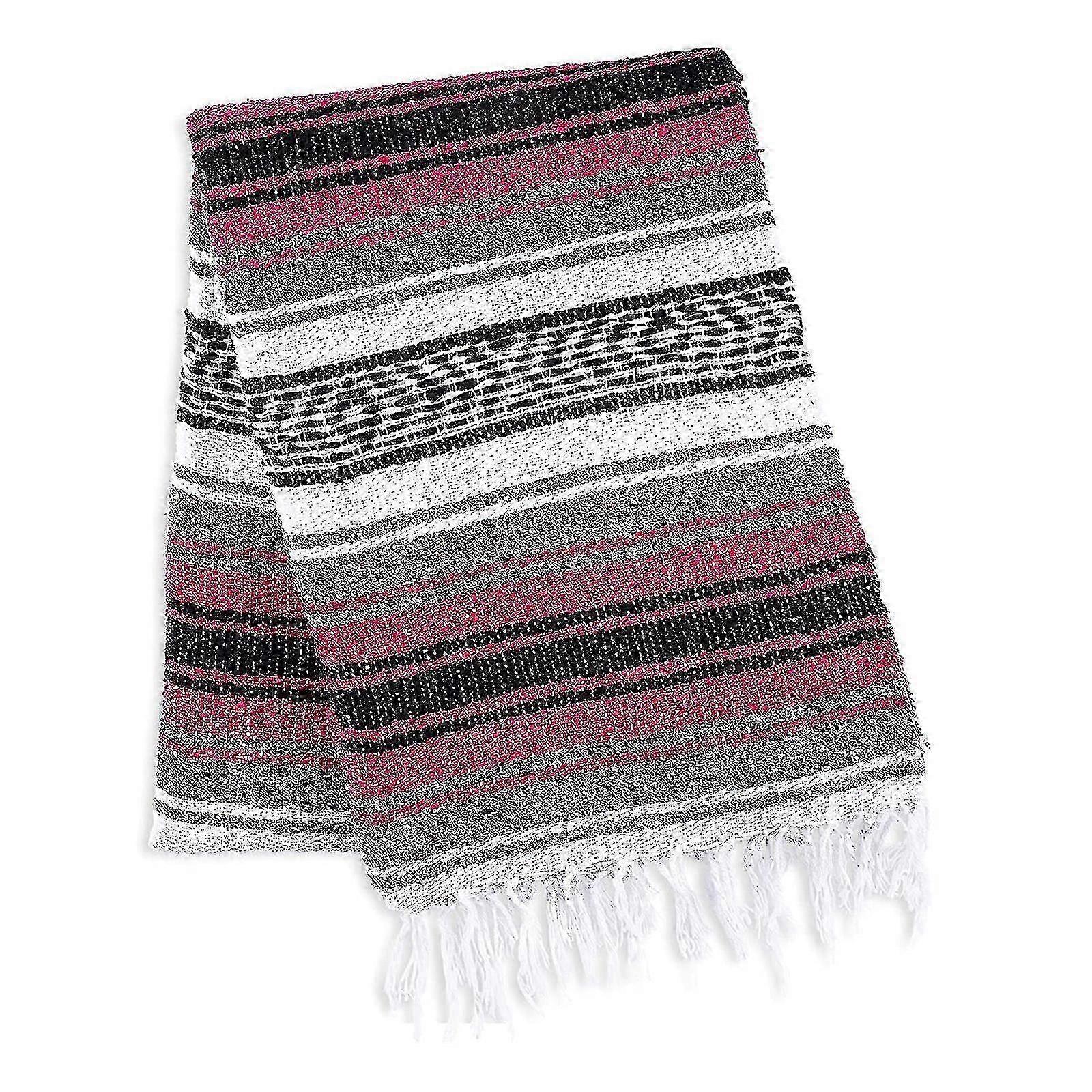 Serape Style Blanket - Handcrafted Mexican Design for Camping