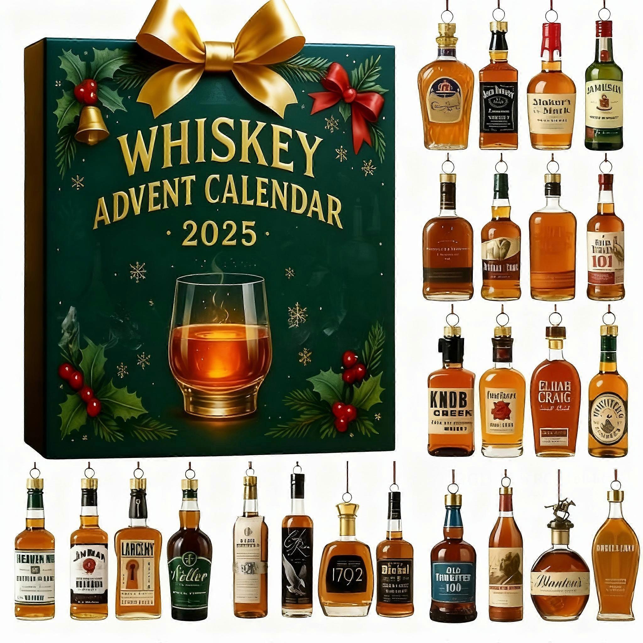 2025 Beer Advent Calendar Christmas for Whiskey Advent Calendar