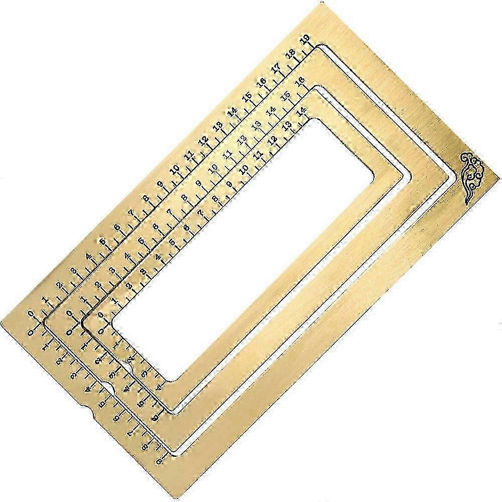 Chinese Calligraphy Paperweight, Brass Paperweight That Keeps Paper Flat, Calligraphy Practice Tool, Paper Weight Scale for Writing Ref: 3568