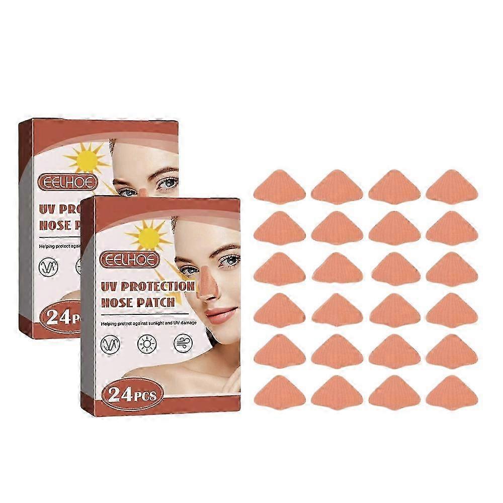 Reusable Sunblock Patches For Nose Uv Protection Concealer Moisturizing Patch For Outdoor Training Swimming_li