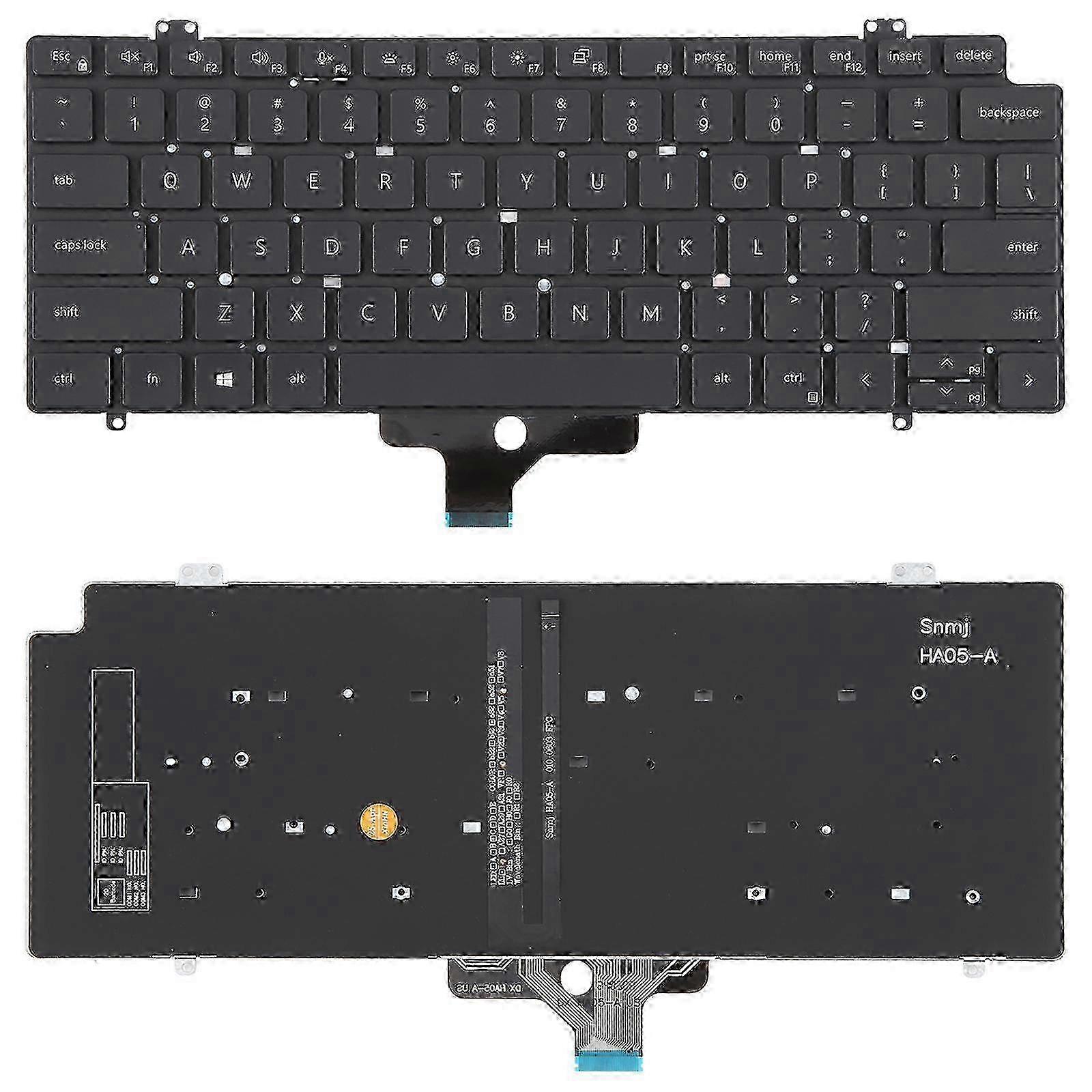 US verze podsvícená klávesnice pro notebook Dell Latitude 7410 7410 2v1 P131G P119G pro Dell Latitude 7410 TOP