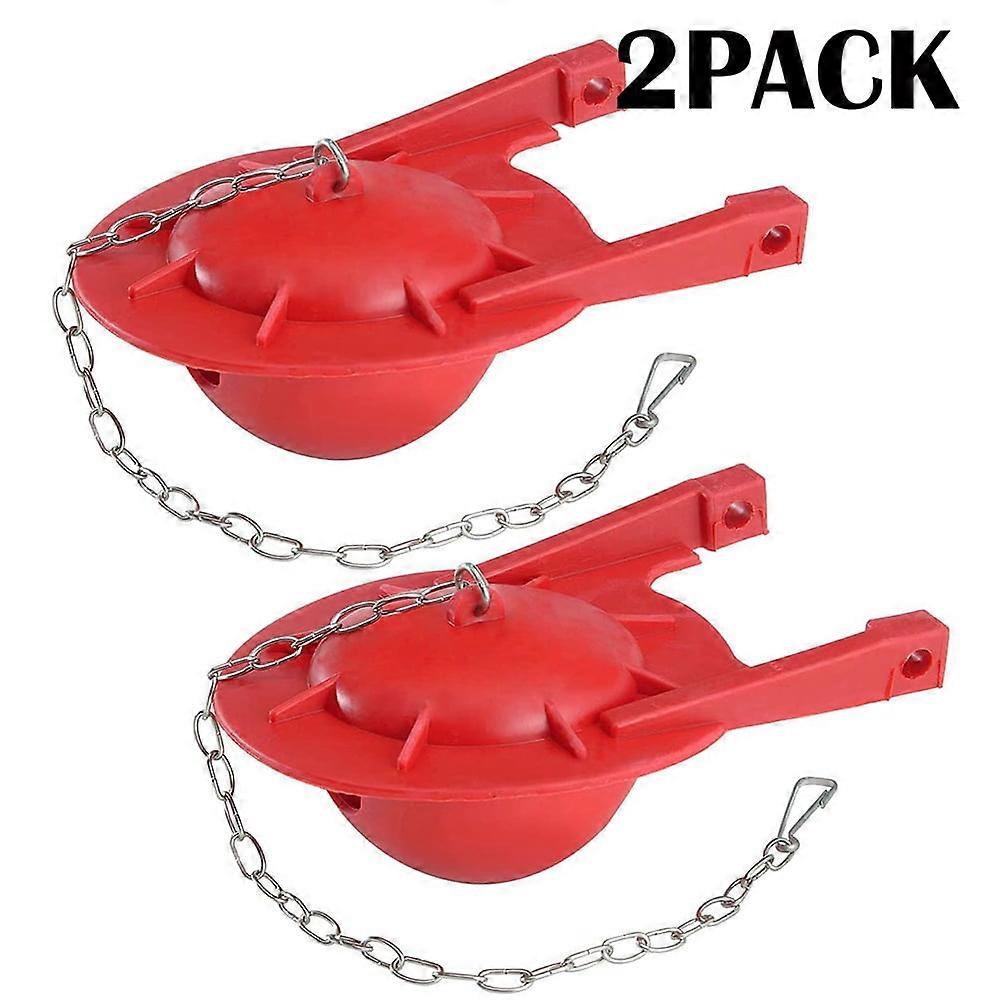 2Pack Universal Water-Saving Valve Toilet Flapper Replacement Kit