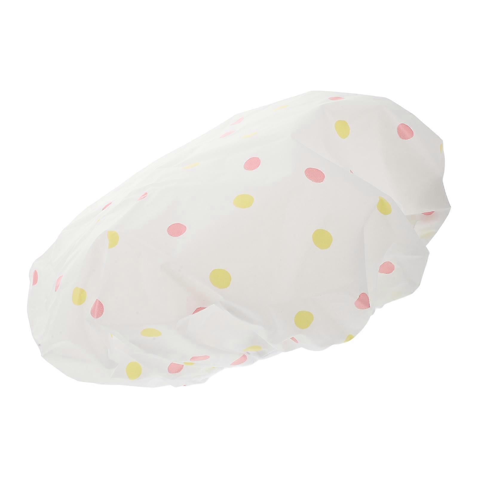 Bathing Waterproof Cartoon Bath Cap with Elastic Band Eva Material