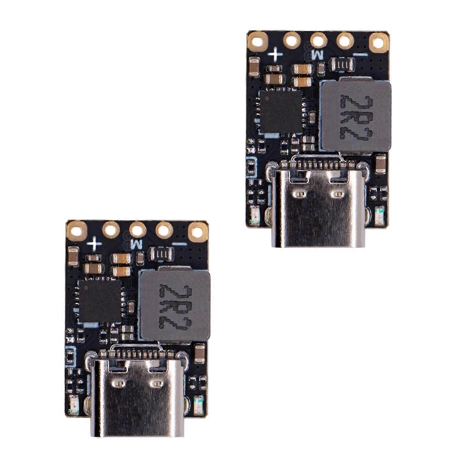 MultiCell Lithiums Battery Chargers Boost ConverterBoard USB C Input DC4.5V-9.5V Voltages Ranges Efficiency Power Conversion Multicolor