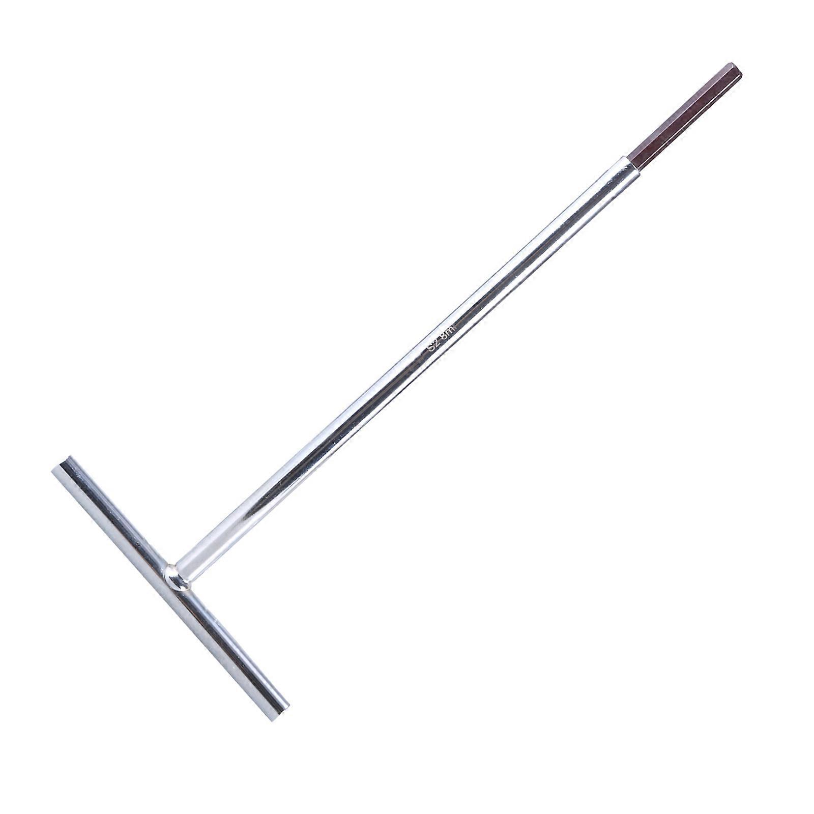 Hexagons Wrench T Handle Spanners Allen Key Wrench for Car Maintenances Tool Easy to Use 300mm 3/4/5/6/8/10mm Multicolor