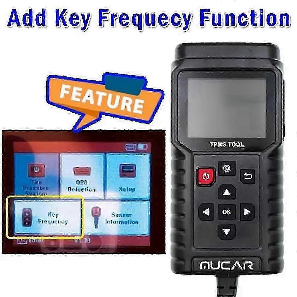 Car Tire Pressure Diagnosi Tool TPMS Sensor 315MHz-433MHz Universal Sensor Online Programming Supports Korea 3