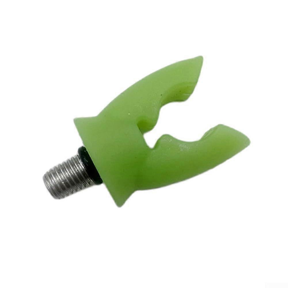 Fishing Rubber Butt Rod Rest with AntiSlip Silicone Grip Holder for Bass Trout Pike Salmon, 1 Pack Green