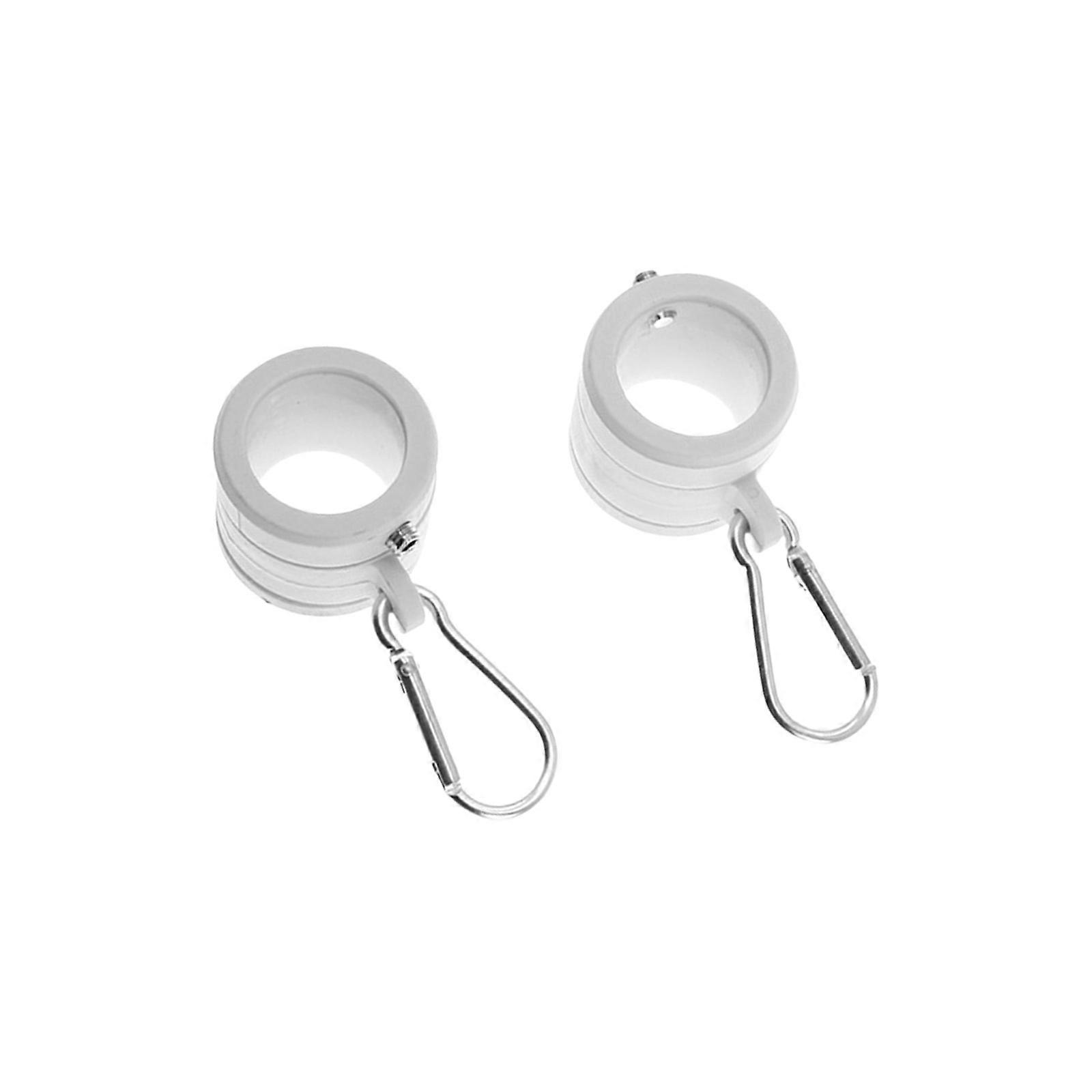 Upgraded Flag Rod Clip With Anti Wind Tangles Technology Regulable Screw System For 0.75 1 In Diameter Flagpoles Multicolor