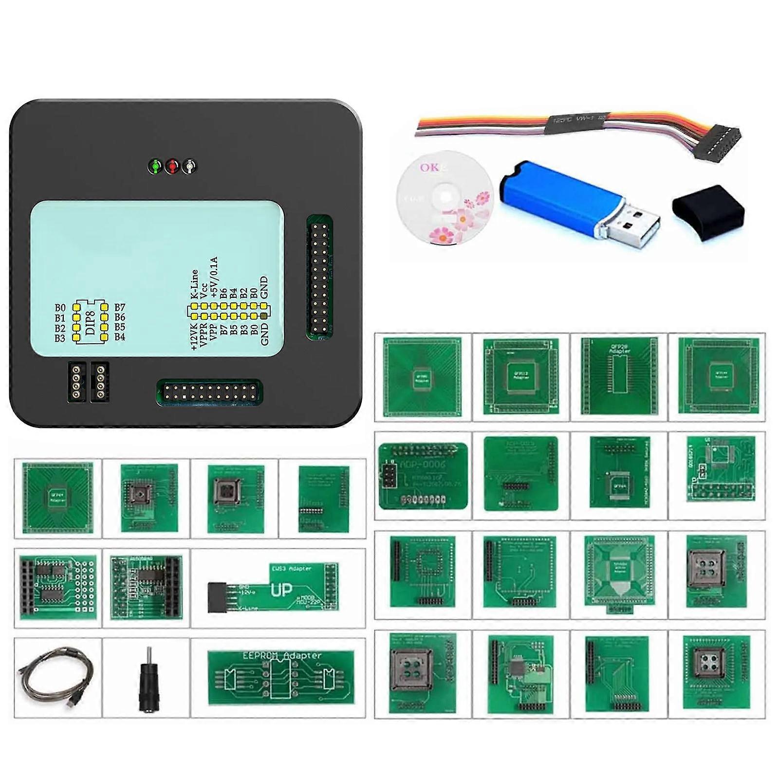 Multiple Model Car Programming and Diagnostic Scanner with Security Dongle Feature Supports CAS4 Diagnostic Repair Tool Multicolor