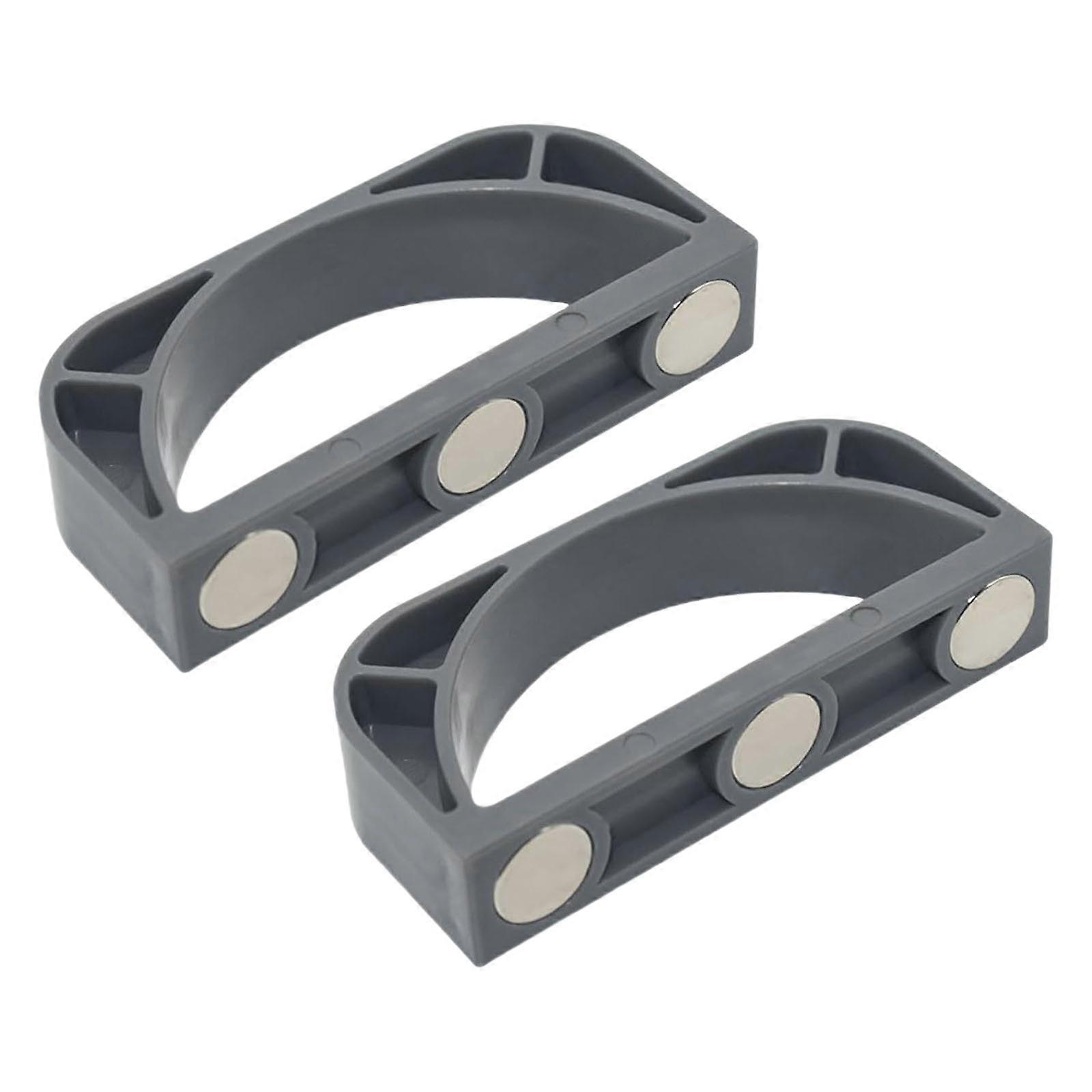 Ice Machine Accessory Magnetic Spoon Holder with Adhesive Backing Ice Scoops Storage Solution for Commercial Ice Makers  Gray