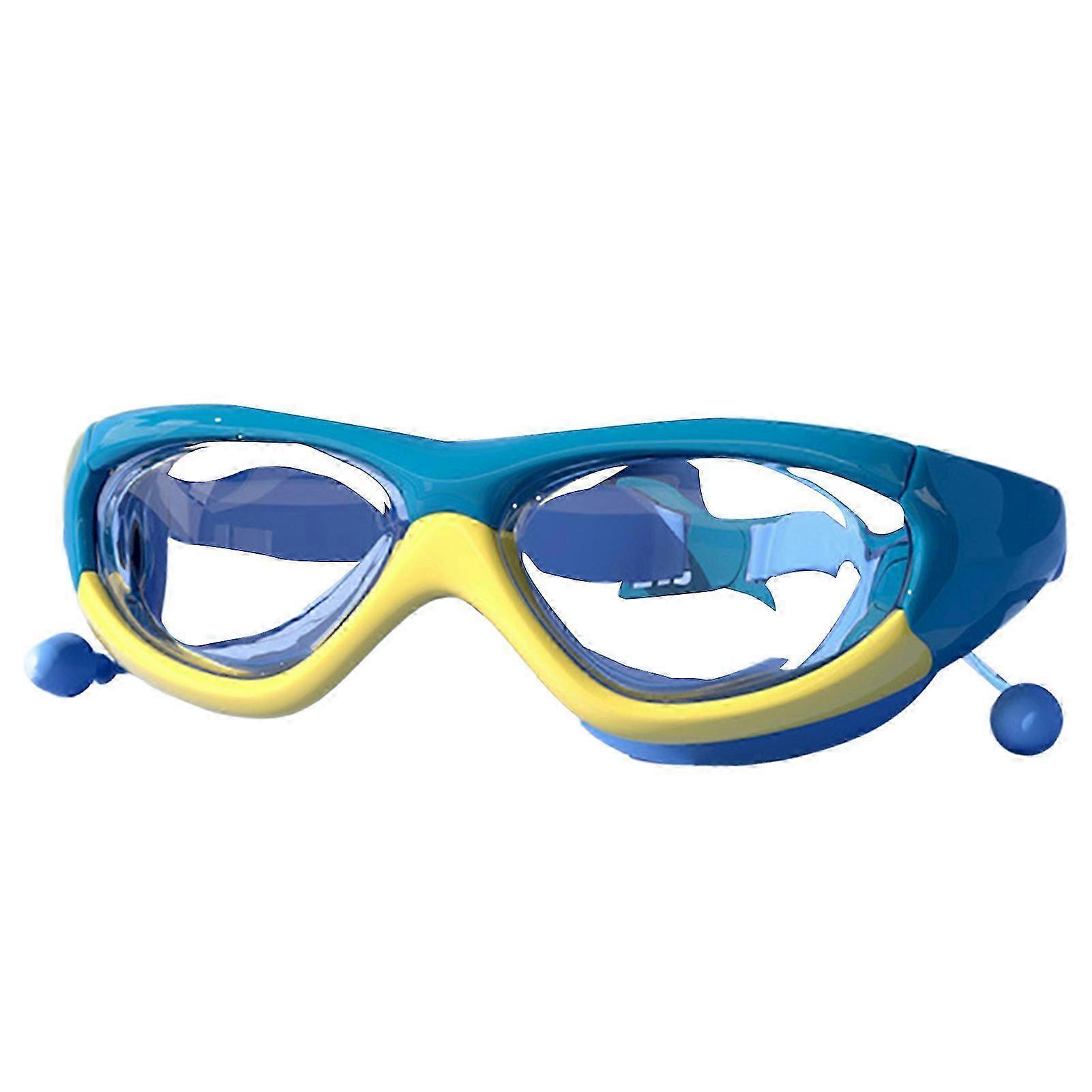 Colorful Environmental Swim Goggles Clear and Translucent Swim Goggles for Children Learn to Swim Safely